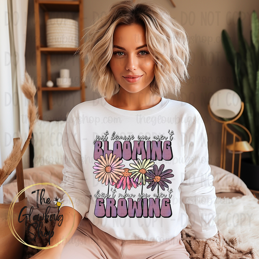 Just Because You Aren't Blooming (color ink)