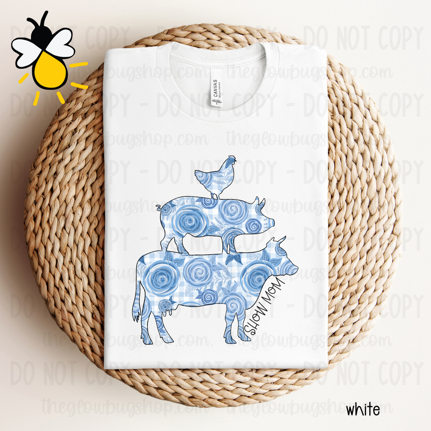 Show Mom Chicken, Pig, Cow