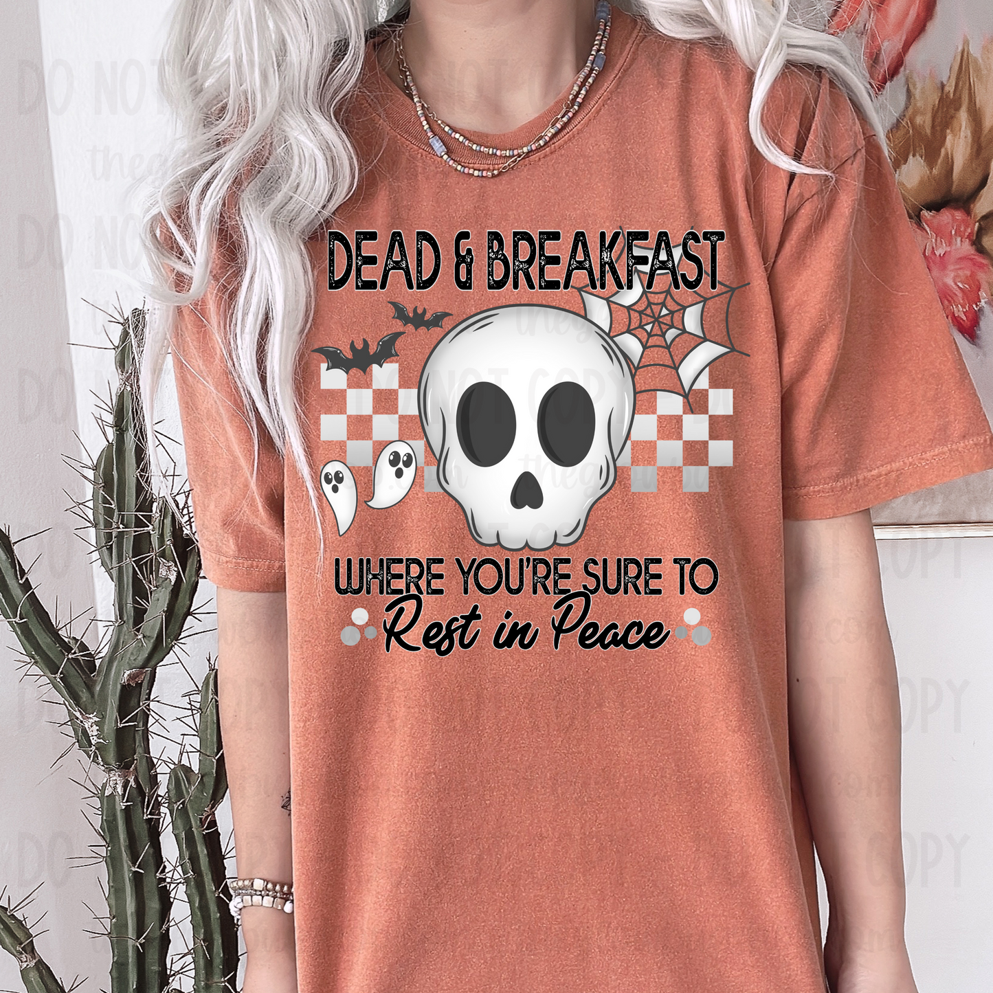 Dead & Breakfast (black & white) (front only)