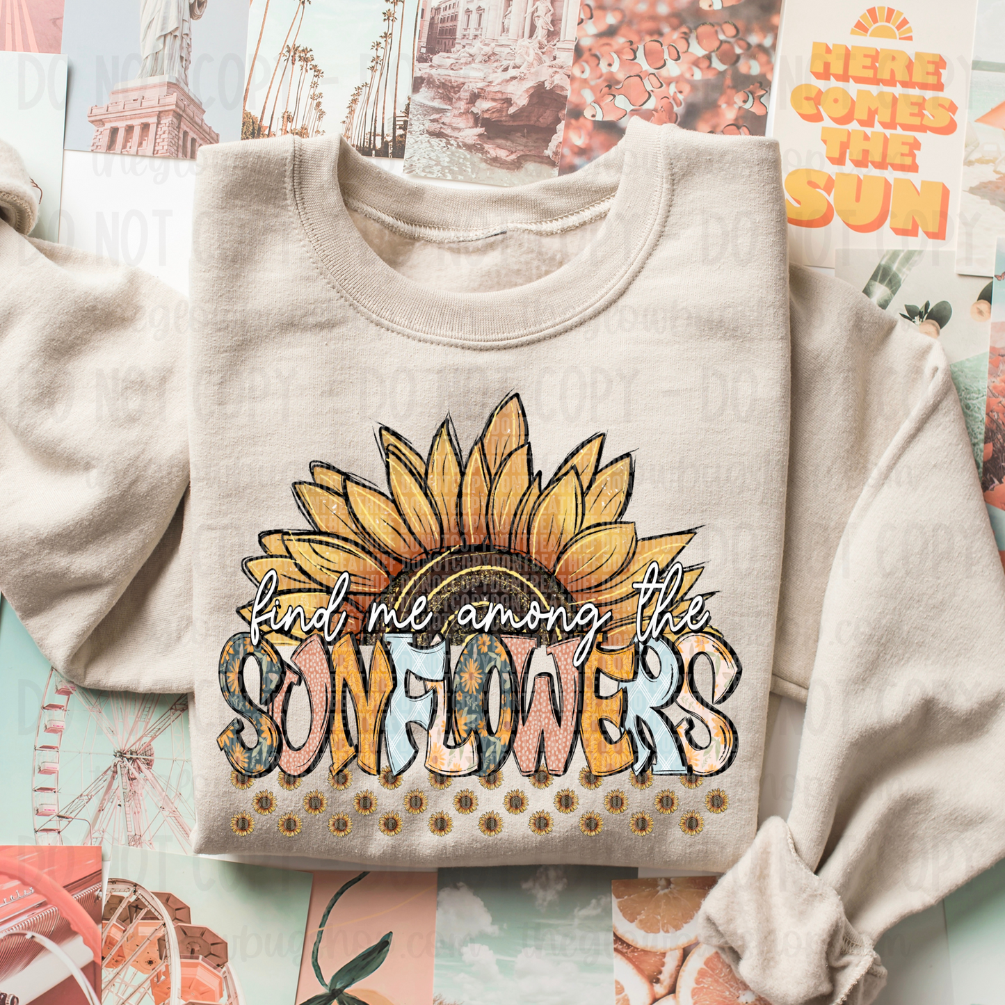 Find Me Among The Sunflowers
