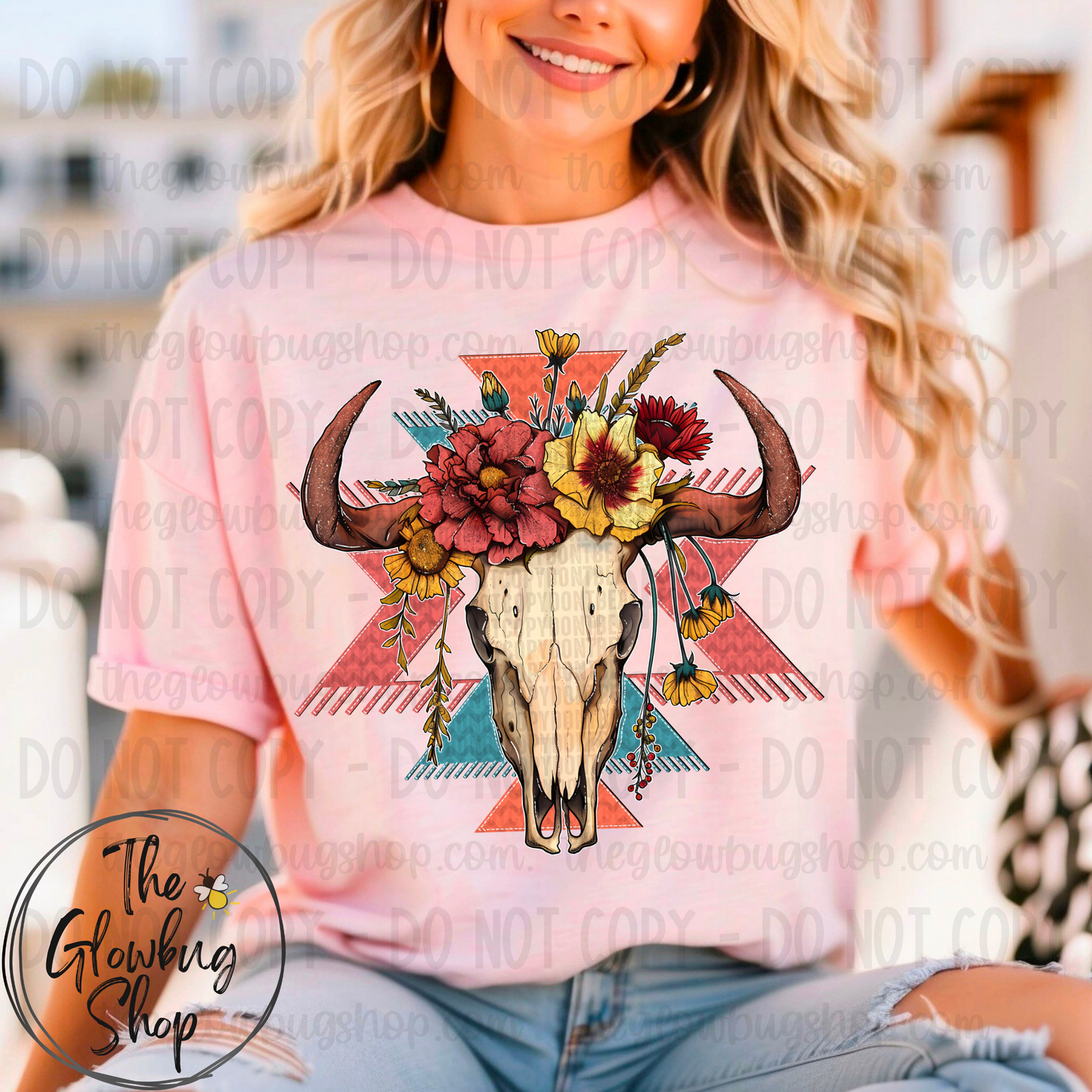 Longhorn Skull flower